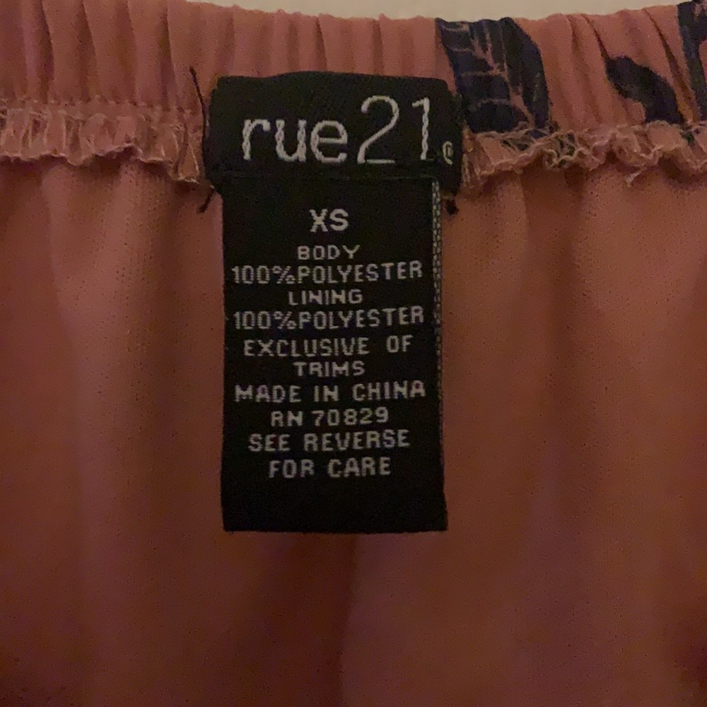 Rue 21 Floral Pink Romper - Picture 3 of 3